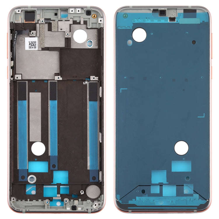 Front Housing LCD Frame Bezel Plate for Nokia 7.1 TA-1100 TA-1096 TA-1095 TA-1085 TA-1097(Silver)