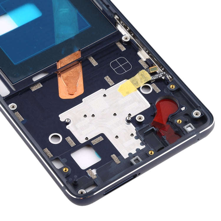Front Housing LCD Frame Bezel Plate for Nokia 9 PureView (Blue)