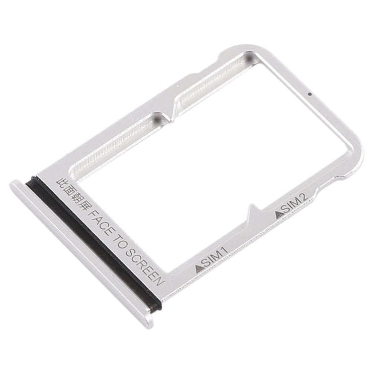 Double SIM Card Tray for Xiaomi Mi 8 (Silver)