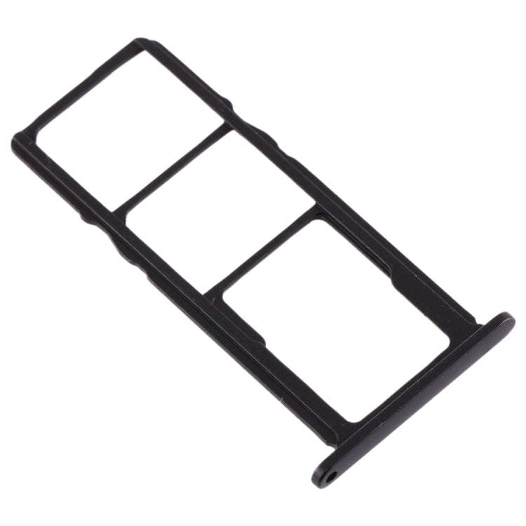 SIM Card Tray + SIM Card Tray + Micro SD Card Tray for Nokia 3.2 TA-1156 TA-1159 TA-1164 (Black)