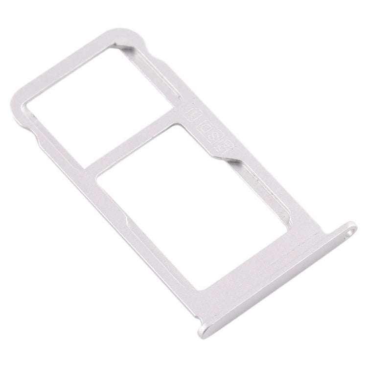 SIM Card Tray + SIM Card Tray / Micro SD Card Tray for Nokia X6 (2018) / TA-1099 / 6.1 Plus (White)