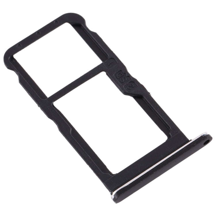 SIM Card Tray + SIM Card Tray / Micro SD Card Tray for Nokia 7 TA-1041 (Black)