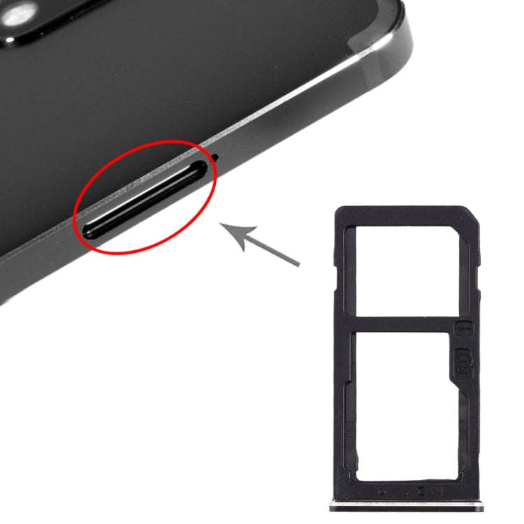 SIM Card Tray + SIM Card Tray / Micro SD Card Tray for Nokia 6 TA-1000 TA-1003 TA-1021 TA-1025 TA...