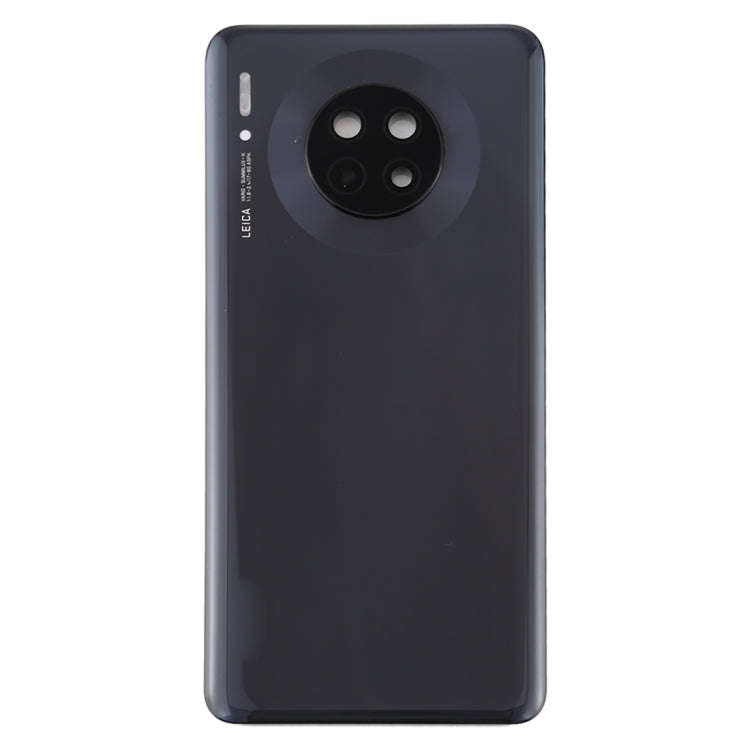 Original Battery Back Cover with Camera Lens for Huawei Mate 30(Black)