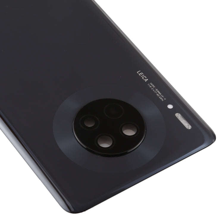 Original Battery Back Cover with Camera Lens for Huawei Mate 30(Black)