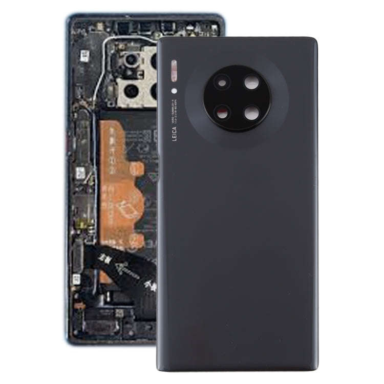 Original Battery Back Cover with Camera Lens for Huawei Mate 30 Pro(Black)