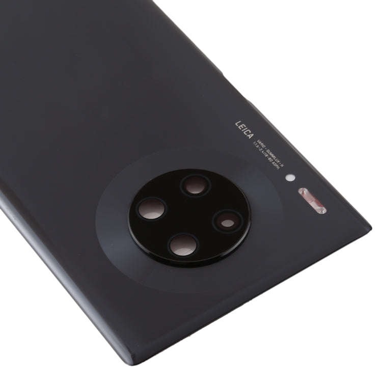 Original Battery Back Cover with Camera Lens for Huawei Mate 30 Pro(Black)