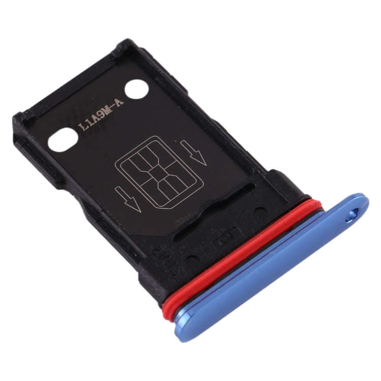 For OnePlus 7T SIM Card Tray + SIM Card Tray (Blue)