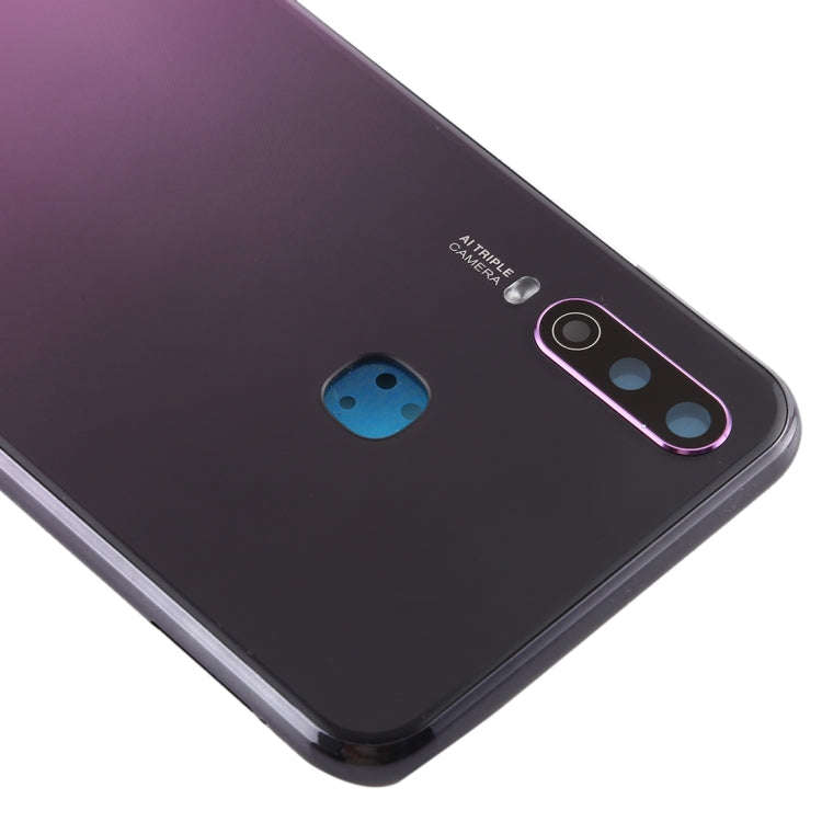 For Vivo Y3 Battery Back Cover with Camera Lens (Purple)
