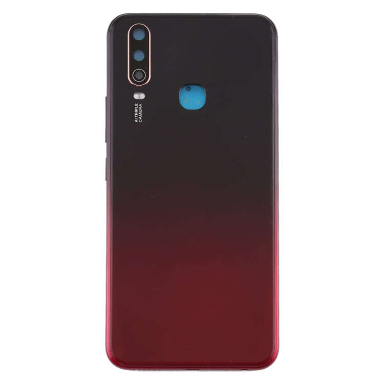 For Vivo Y3 Battery Back Cover with Camera Lens (Red)
