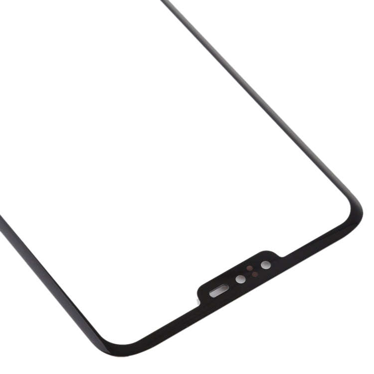 Front Screen Outer Glass Lens for LG V40 ThinQ (Black)