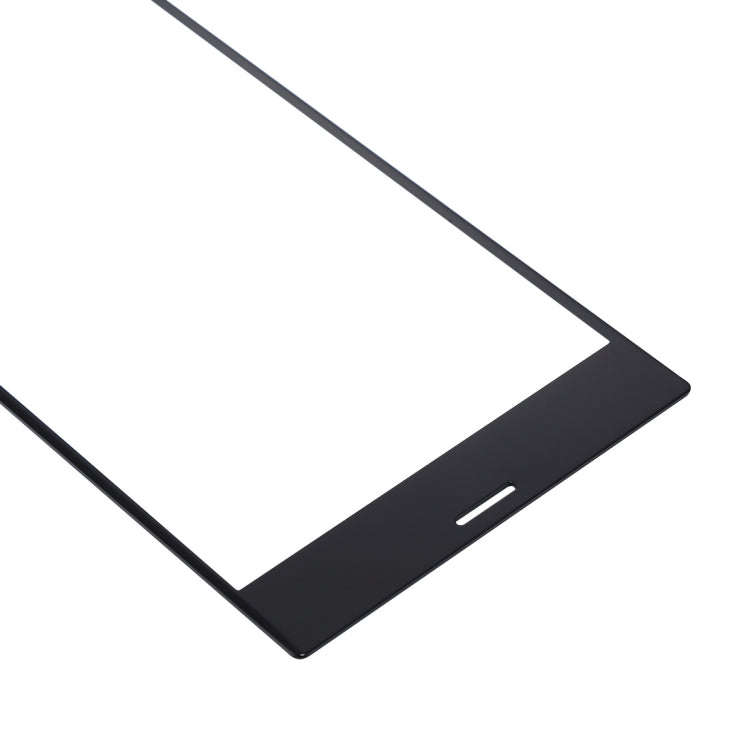 Front Screen Outer Glass Lens for Sony Xperia XZ(Black)