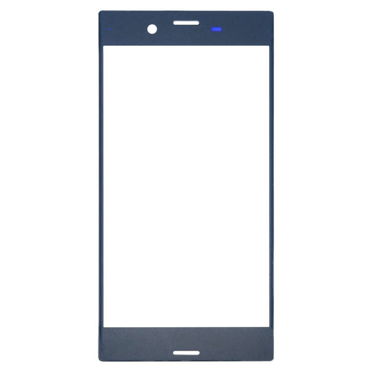 Front Screen Outer Glass Lens for Sony Xperia XZ(Blue)