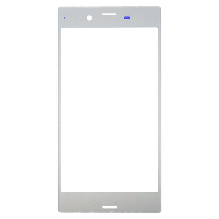Front Screen Outer Glass Lens for Sony Xperia XZ(Silver)