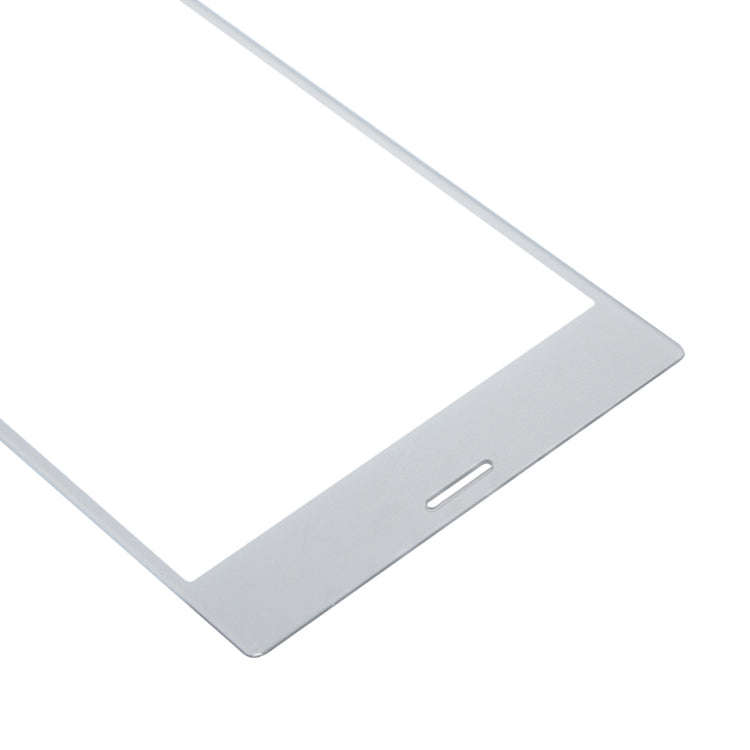 Front Screen Outer Glass Lens for Sony Xperia XZ(Silver)
