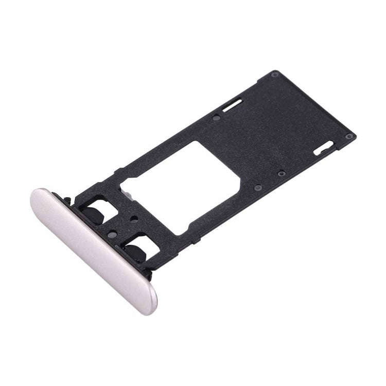 for Sony Xperia XZs (Dual SIM Version) SIM & Micro SD / SIM Card Tray(Silver)