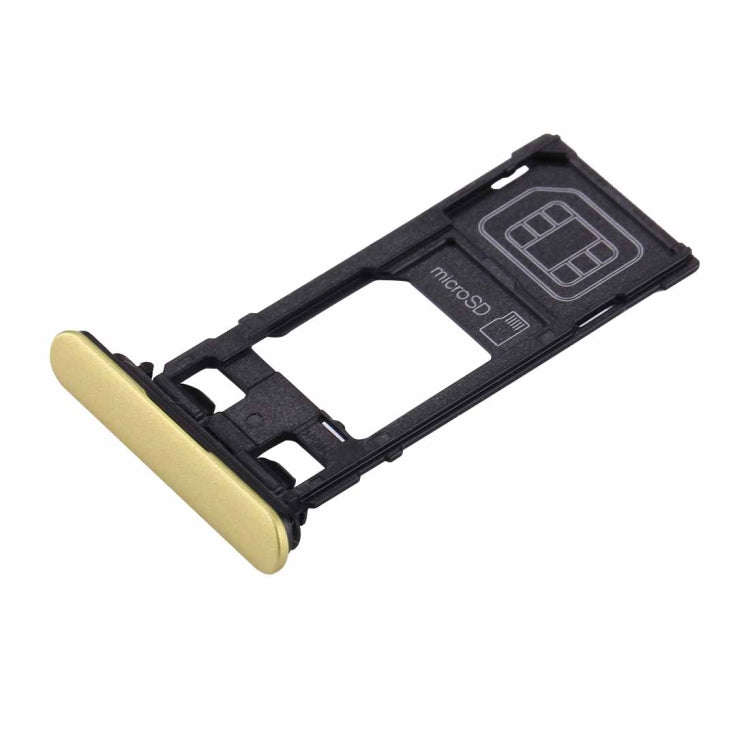 for Sony Xperia XZs (Single SIM Version) SIM & Micro SD Card Tray(Gold)