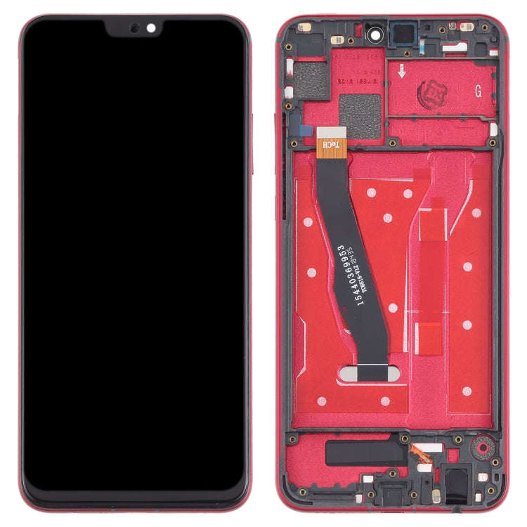 OEM LCD Screen for Huawei Honor 8X Digitizer Full Assembly with Frame(Red)