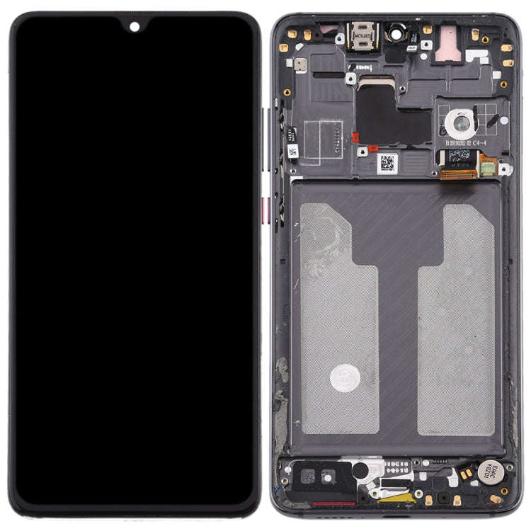 Original OLED LCD Screen for Huawei Mate 20 Digitizer Full Assembly with Frame(Black)