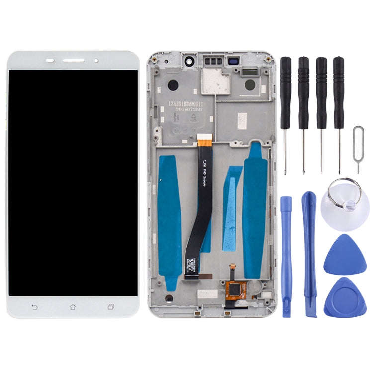 OEM LCD Screen for Asus ZenFone 3 Laser ZC551KL Z01BD Digitizer Full Assembly with FrameWhite)