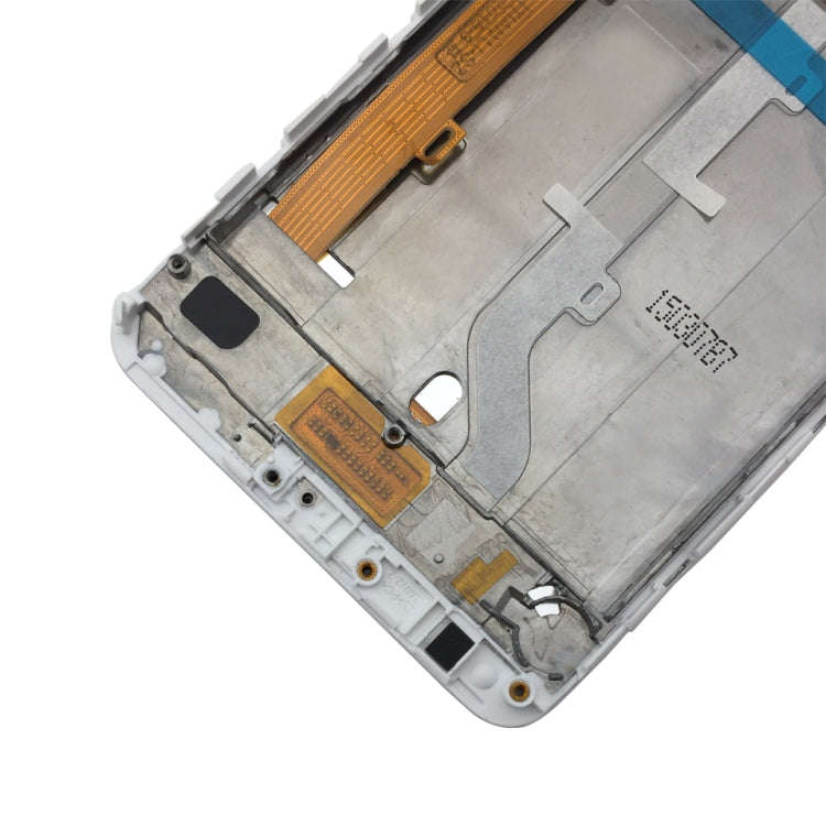 OEM LCD Screen for Lenovo S60 S60W S60T S60A Digitizer Full Assembly with Frame (White)