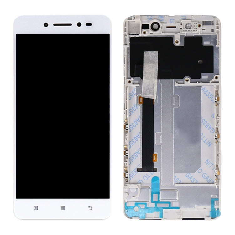 OEM LCD Screen for Lenovo S90 S90-T S90-U S90-A Digitizer Full Assembly with Frame (White)
