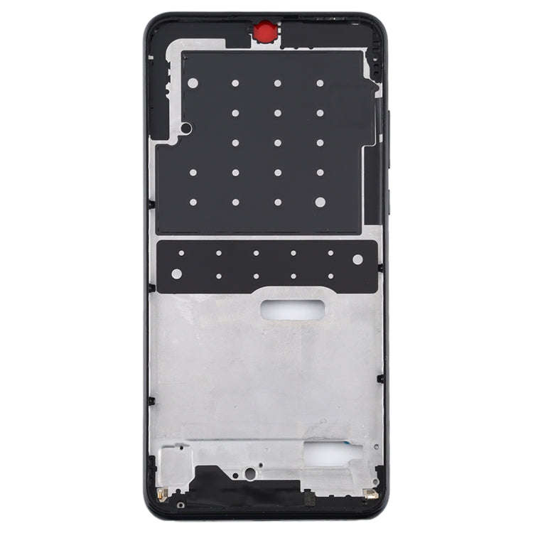 Middle Frame Bezel Plate with Side Keys for Huawei Nova 4e(Black)