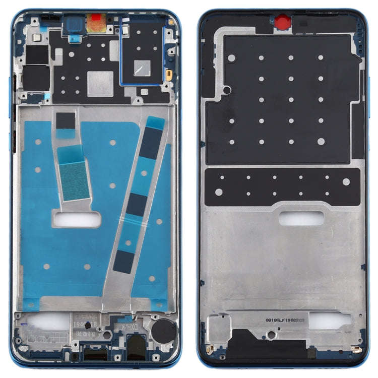 Middle Frame Bezel Plate with Side Keys for Huawei Nova 4e(Blue)