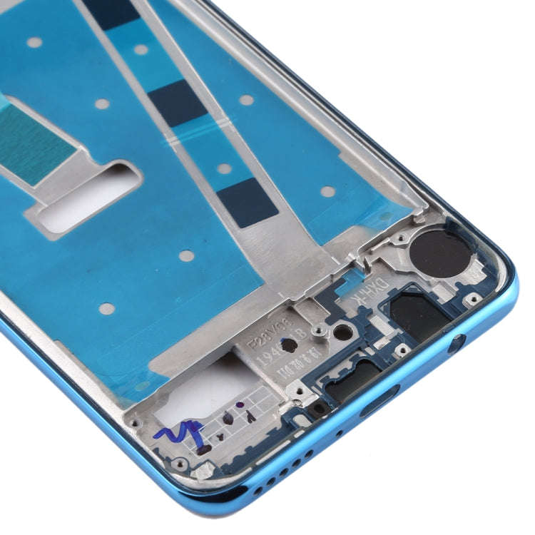 Middle Frame Bezel Plate with Side Keys for Huawei Nova 4e(Blue)