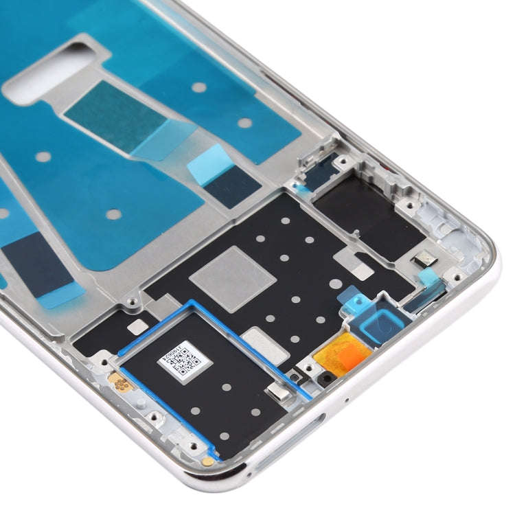 Middle Frame Bezel Plate with Side Keys for Huawei Nova 4e(White)