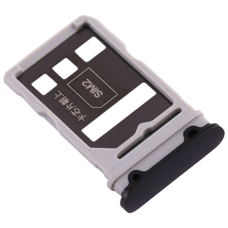 SIM Card Tray + SIM Card Tray for Huawei Honor V30 Pro / Honor V30 (Black)