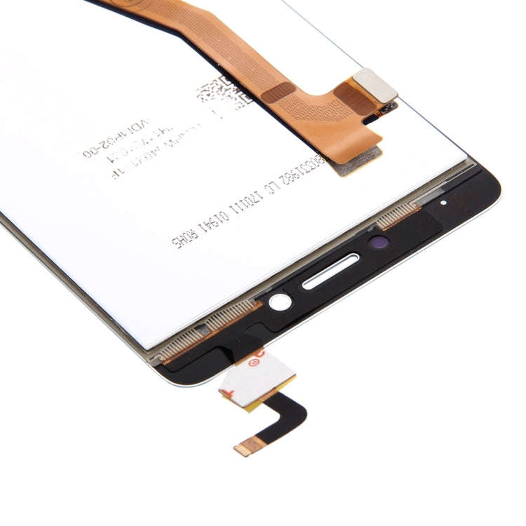 OEM LCD Screen for Lenovo K6 Note with Digitizer Full Assembly (White)