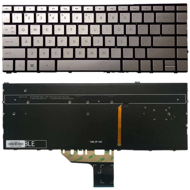 US Version Keyboard with Keyboard Backlight for HP Spectre x360 13-w series 13-w013dx 13-w014dx 1...