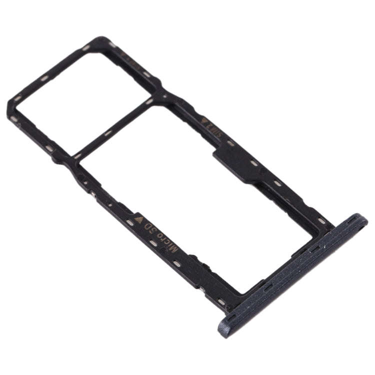 SIM Card Tray + SIM Card Tray + Micro SD Card Tray for Asus Zenfone Live L1 ZA550KL X00RD(Black)