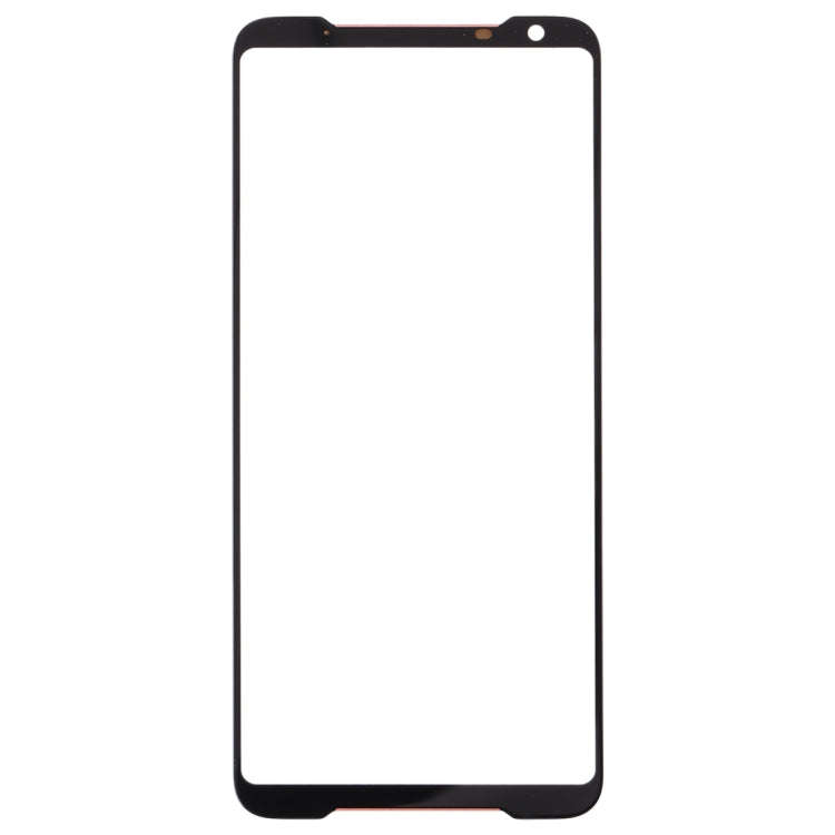 Front Screen Outer Glass Lens for Asus ROG Phone II ZS660KL (Black)
