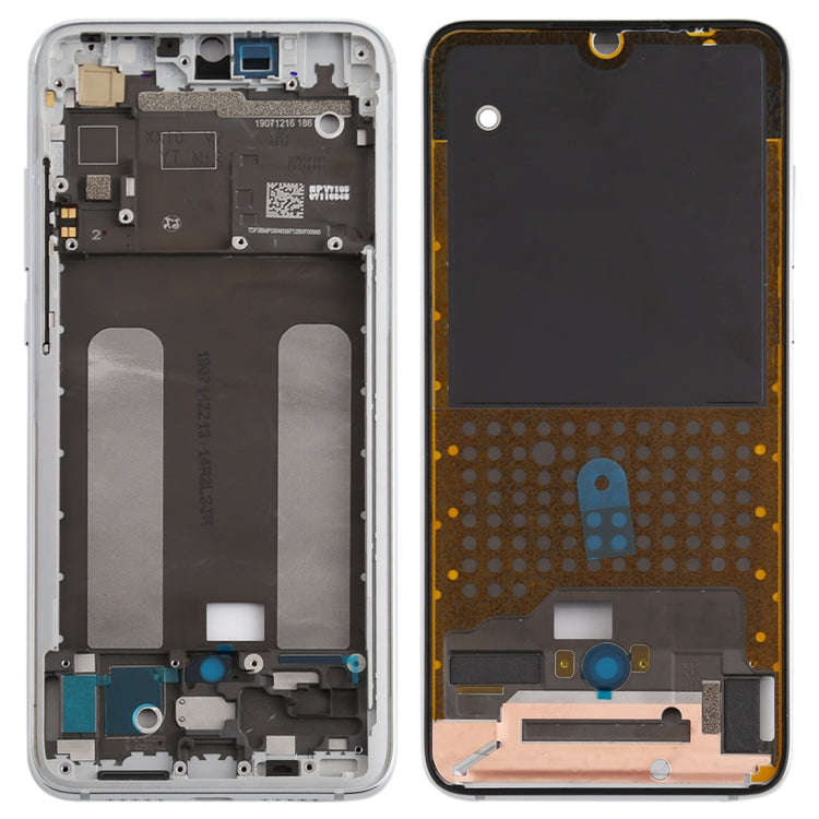 Front Housing LCD Frame Bezel Plate for Xiaomi Mi CC9 / 9 Lite(Silver)