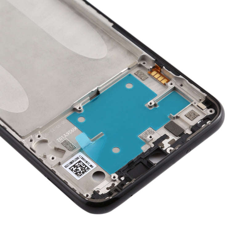 Front Housing LCD Frame Bezel Plate for Xiaomi Redmi Note 8(Black)