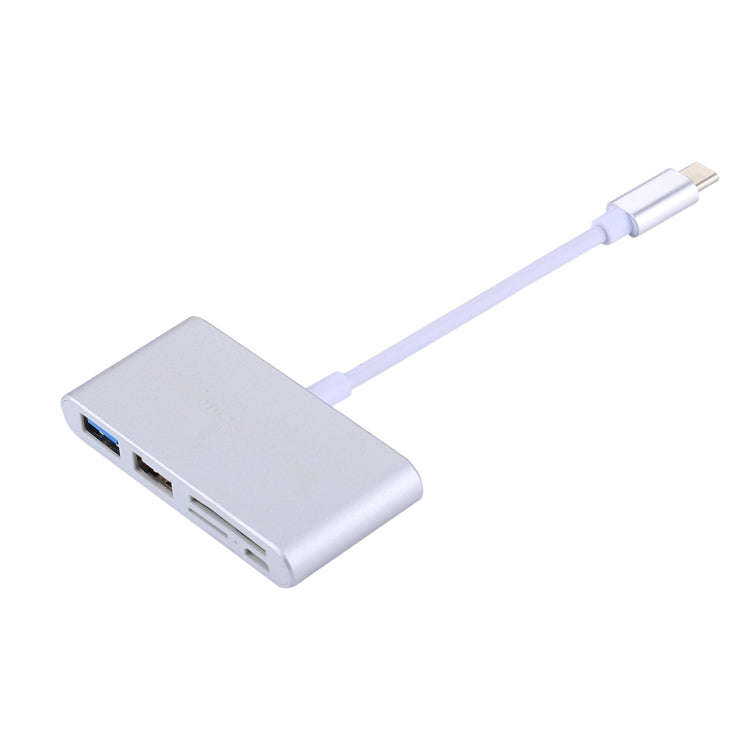 5 in 1 Micro SD + SD + USB 3.0 + USB 2.0 + Micro USB Port to USB-C / Type-C OTG COMBO Adapter Car...