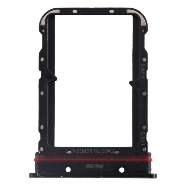SIM Card Tray + SIM Card Tray for Xiaomi Mi CC9 Pro/Mi Note 10/Mi Note 10 Pro/Mi Note 10 Lite(Black)