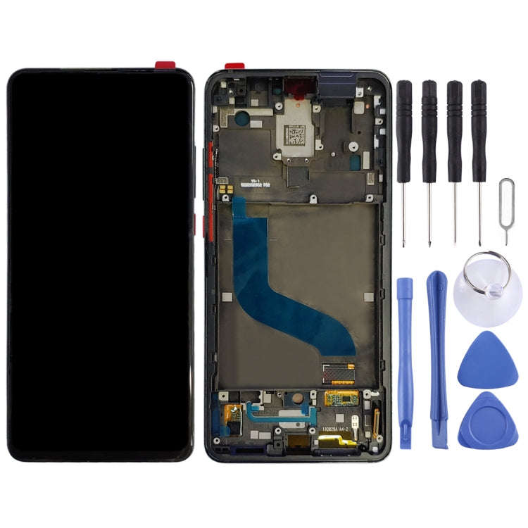 OLED LCD Screen for Xiaomi Redmi K20 / Redmi K20 Pro / 9T Pro Digitizer Full Assembly with Frame(...
