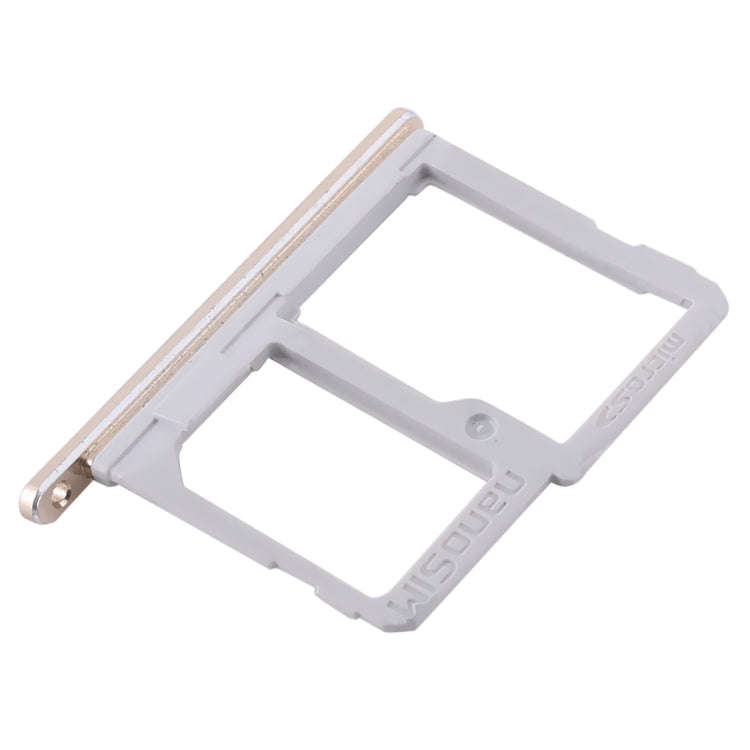 SIM Card Tray + Micro SD Card Tray for LG Q6 / M700 / M700N / G6 Mini(Gold)