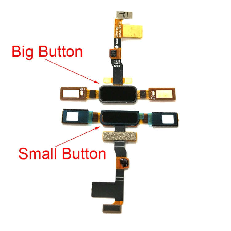 Small Fingerprint Sensor Flex Cable for Nokia 8 / N8 TA-1012 TA-1004 TA-1052 (Black)