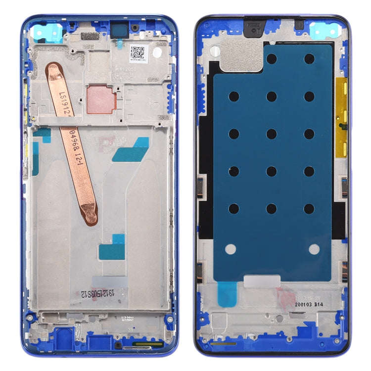 Front Housing LCD Frame Bezel Plate for Xiaomi Redmi K30 5G (Blue)