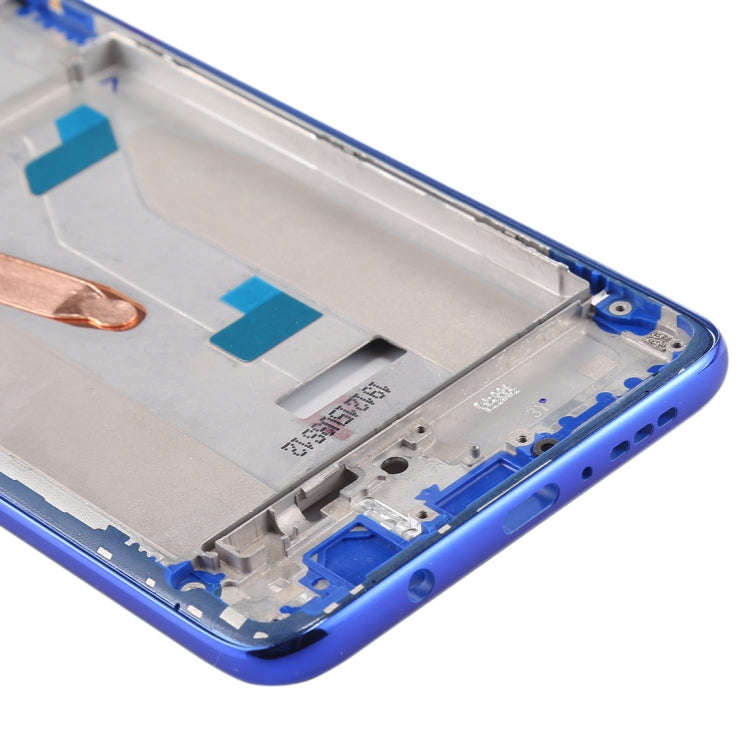 Front Housing LCD Frame Bezel Plate for Xiaomi Redmi K30 5G (Blue)