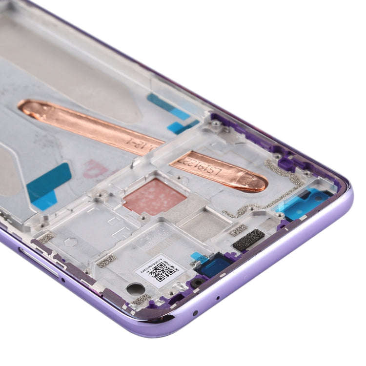 Front Housing LCD Frame Bezel Plate for Xiaomi Redmi K30 5G (Purple)