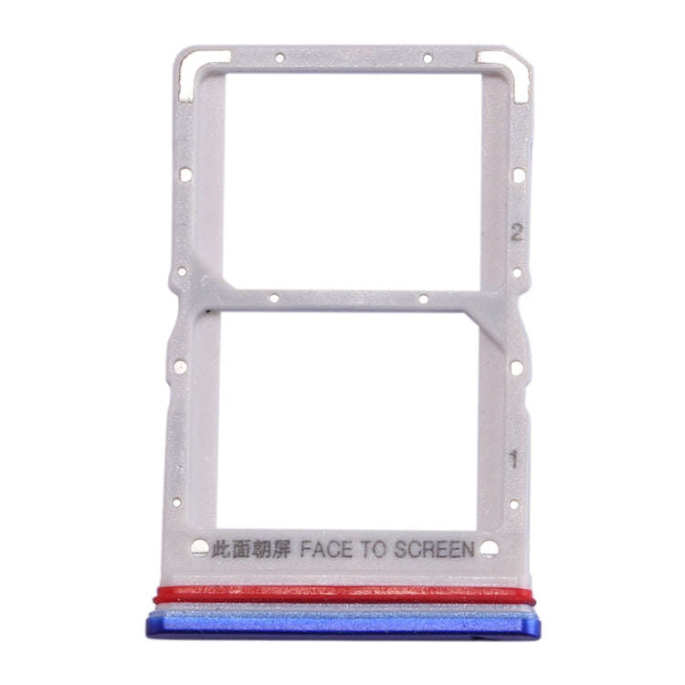 SIM Card Tray + SIM Card Tray for Xiaomi Redmi K30 5G(Blue)