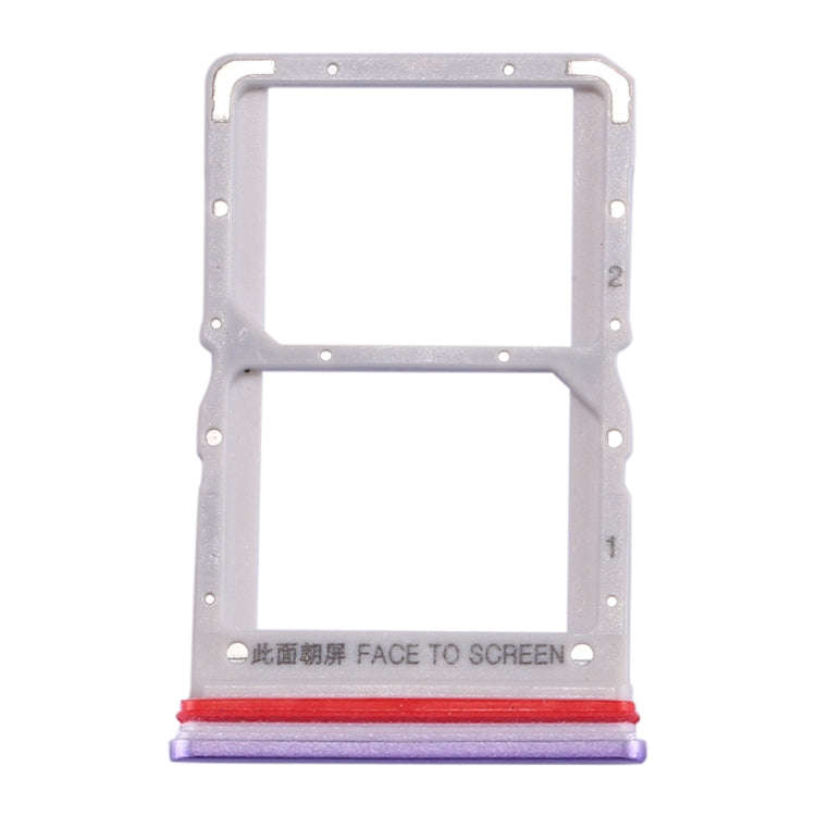 SIM Card Tray + SIM Card Tray for Xiaomi Redmi K30 5G(Purple)