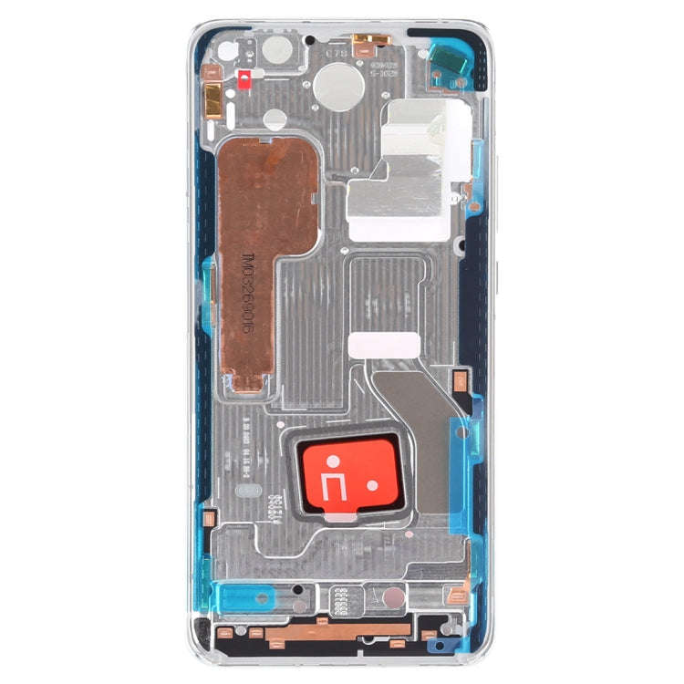 Original Middle Frame Bezel Plate with Side Keys for Huawei P40 Pro(Silver)