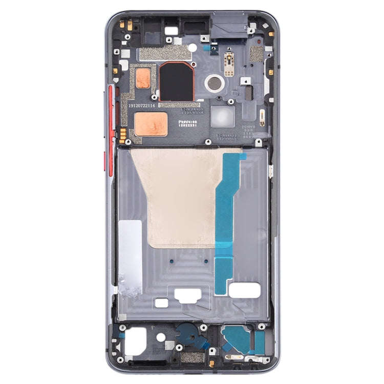 Front Housing LCD Frame Bezel Plate With Side Keys for Xiaomi Redmi K30 Pro (Black)