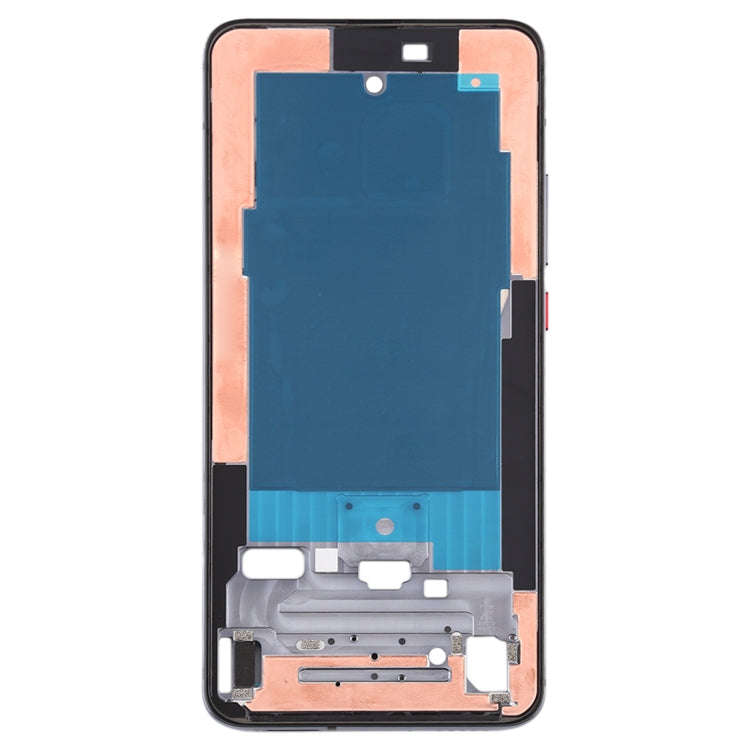 Front Housing LCD Frame Bezel Plate With Side Keys for Xiaomi Redmi K30 Pro (Black)